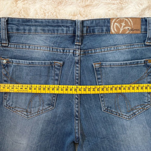 Toi Moi Flare Jeans M Women's like new, stretchy blue denim
