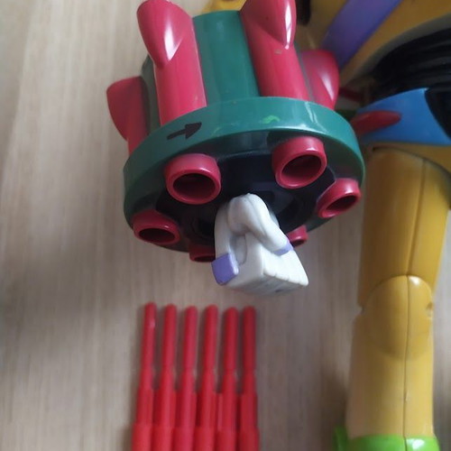 Buzz Lightyear figure 30 cm used with voice and launching missiles