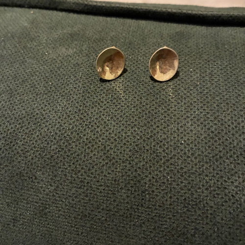 Stainless steel hoop earrings used silver color