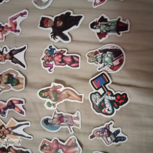 Stickers with sexy young women new