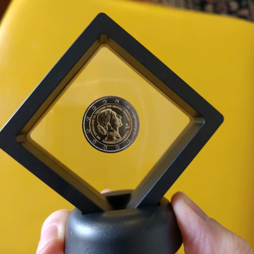 Maria Callas Uncirculated Two-Euro Coin with Display Stand New