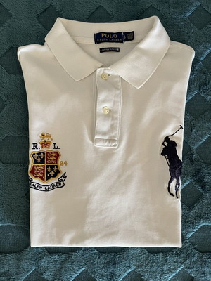 Polo Ralph Lauren κοντομάνικο μπλουζάκι σαν καινούργιο, άσπρο, μέγεθος L