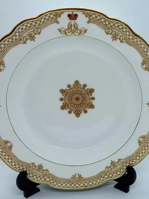 Πιάτο Σούπας Πορσελάνης Antique Imperial Russian από το Grand Duke Service μεταχειρισμένο