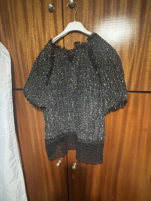 Blouse with lace like new, size L