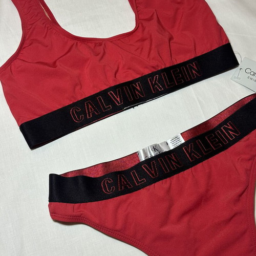 Calvin Klein women's red swimsuit set new, size M