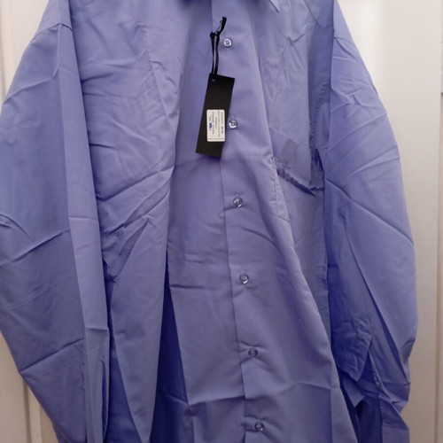 Solano men's long-sleeve shirt new with tag, purple and turquoise, size L
