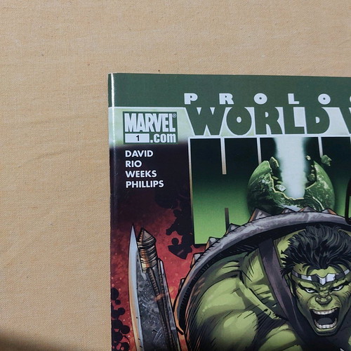 World War Hulk Prologue: World Braker #1 used with Peter David signature