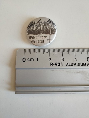 Κονκάρδα NWOBHM Witchfinder General νέα, μέγεθος 25mm