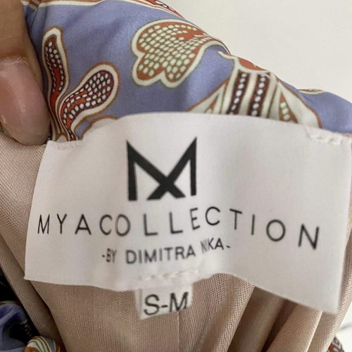 Mya pants satin fabric size S/M like new, colorful