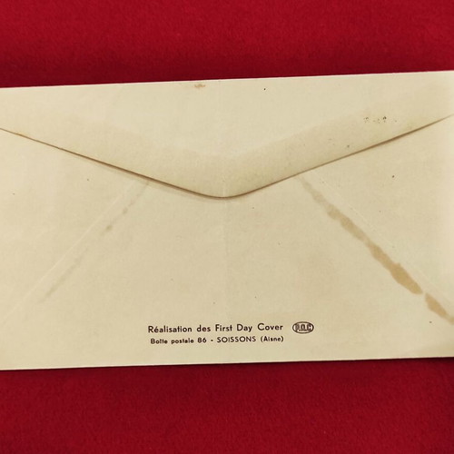 French commemorative philatelic first day cover 1951, like new