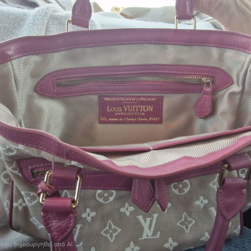 Louis Vuitton Limited Edition Monogram Sabbia Cabas MM bag like new, beige pink