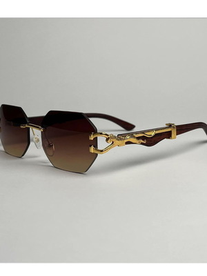 La Phanthere sunglasses new, black and brown with UV400 protection