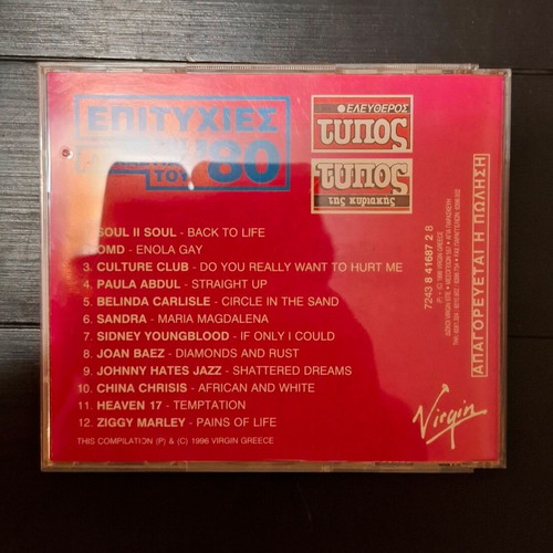 Various Επιτυχίες Της Δεκαετίας Του '80 CD used compilation