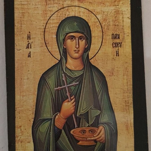 Saint Paraskevi icon like new, wooden