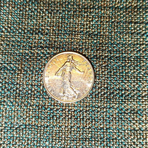 France half franc coin used