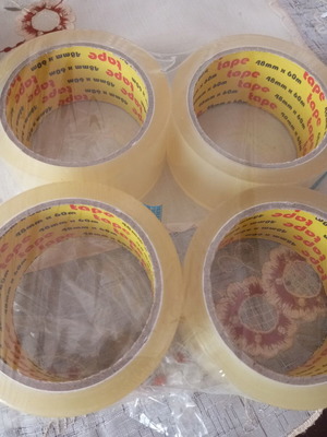 Adhesive tape pack of 4, new