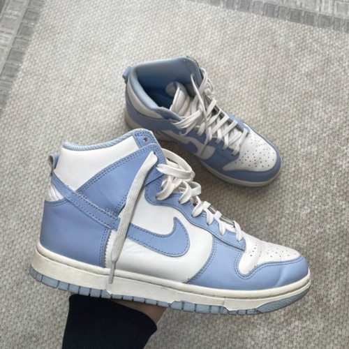 Nike Dunk High used, size 38.5, blue