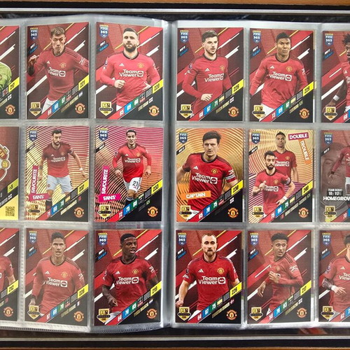 Panini Adrenalyn XL FIFA 365 2024 album with 218 cards