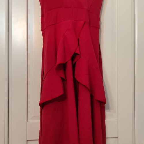 Mini dress coral color size Small like new