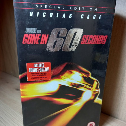Gone in 60 Seconds VHS special edition, no subtitles