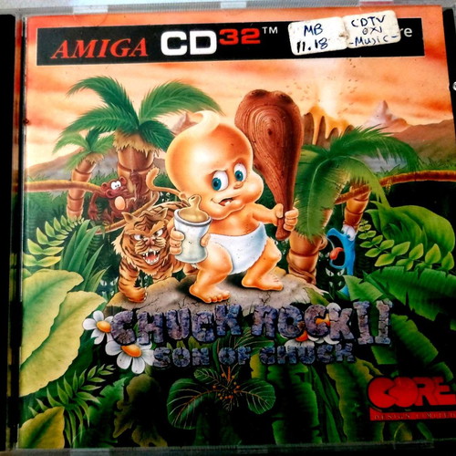 Amiga CD32 Chuck Rock 2 Son of Chuck used in good condition