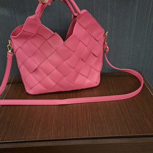 Celestino handbag like new, fuchsia color with detachable inner pouch