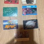 Phone cards used from collection