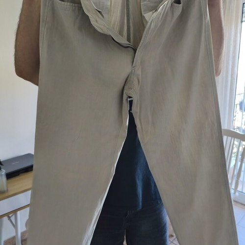 Camel men's summer spring pants used, beige, vintage style
