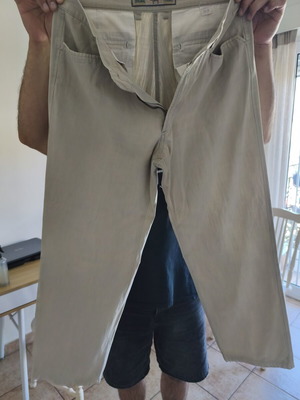 Camel men's summer spring pants used, beige, vintage style