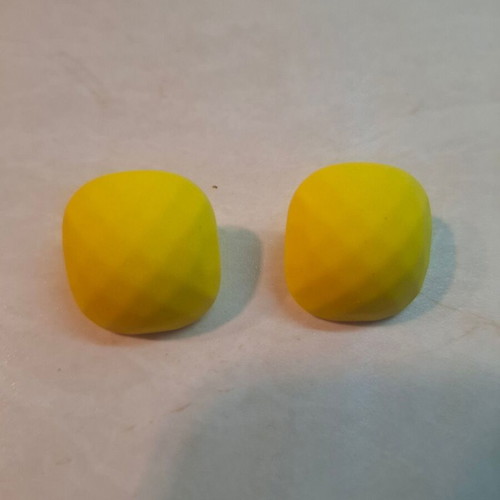 Summer earrings new, yellow