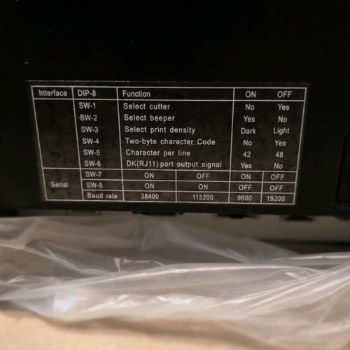 Elzab Eve thermal printers like new, set of 2 with paper