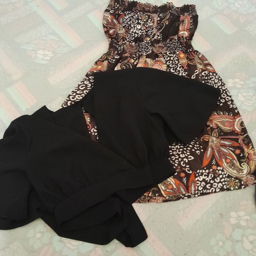 Dress like new with free blouse, size S