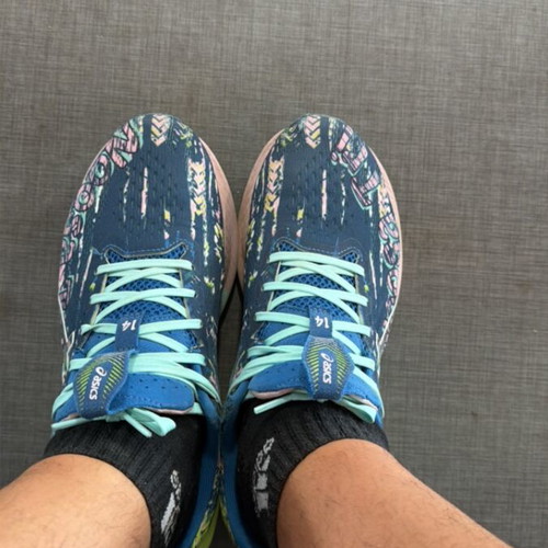 Asics running shoes, multicolor, size 42