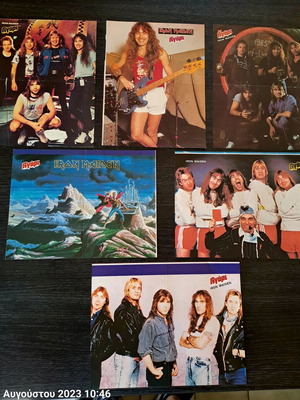 Iron Maiden pack of 11 new 1980s heavy metal posters