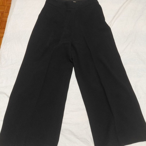 Zara zip culottes size M like new, black