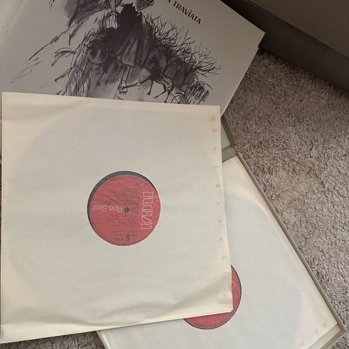 La Traviata vinyl like new, Verdi, Rome Opera House Orchestra
