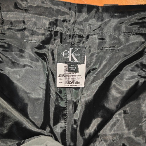 Calvin Klein men's pants with inner lining like new, gray, size S