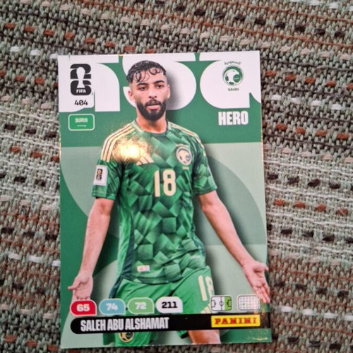 Panini Adrenalyn XL World Cup 2026 Saleh Abu Alshamat card new