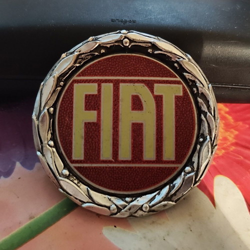 Fiat vintage metal badge Bomisa Milano 70mm for classic models