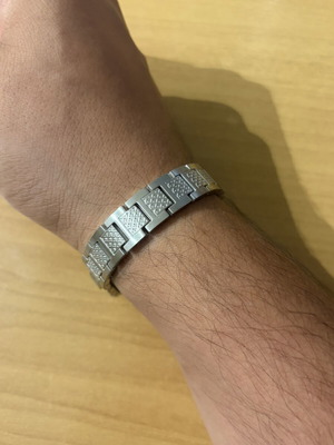 Lacoste bracelet, stainless steel, silver