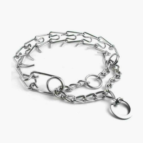 Dog Chain Collar nickel color 4mm x 60cm new