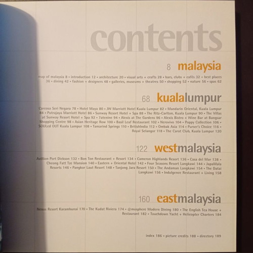 Malaysia Chic guidebook used, English