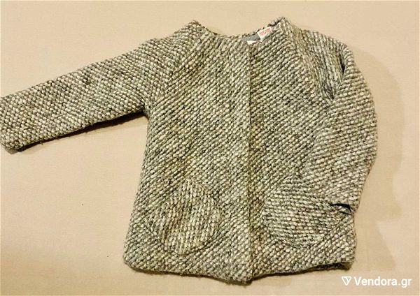  Zara baby girls knitwear zaketaki gia 2-3chr
