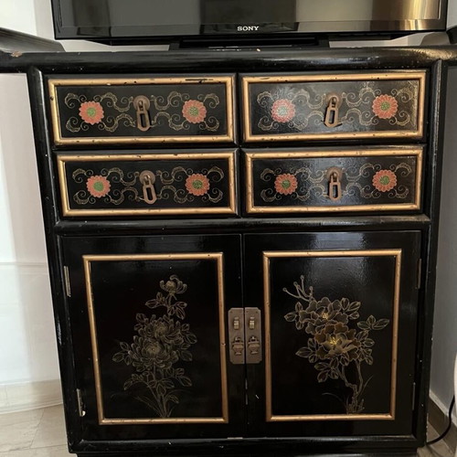 Antique Chinese cabinet like new, vintage handmade