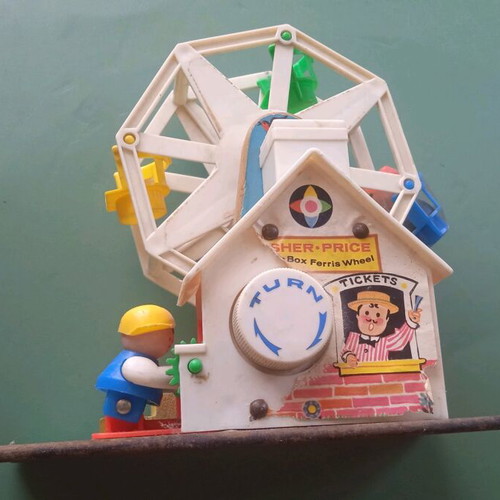 Antique wind-up toy used, good condition