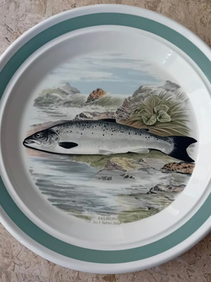 Συλλεκτικά πιάτα Portmeirion The Compleat Angler σετ 3 τεμαχίων καινούργια