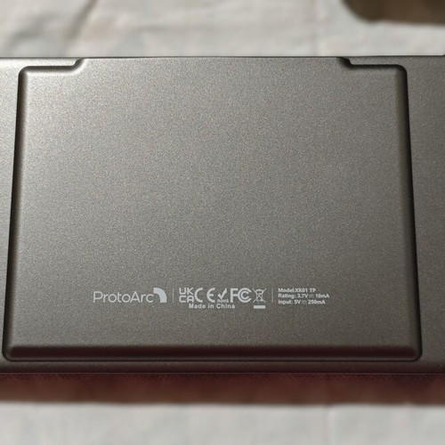 ProtoArc XK01 TP Foldable Bluetooth Keyboard with Touchpad and Leather Case new