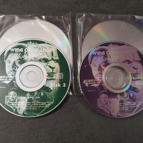 Wing Commander III 3 Big Box PC game used, 4 CDs, English version