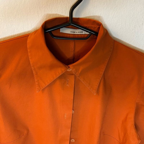 Pumpkin orange terracotta shirt like new, size XS