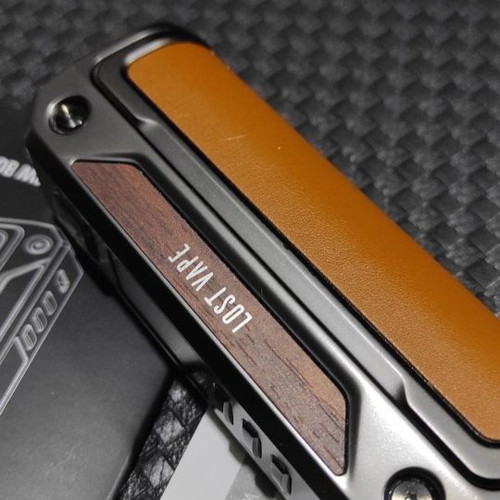Thelema Solo Quest 100W Mod By Lost Vape like new, gunmetal ochre-brown